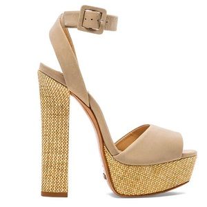 Schutz Amatista Heel in Oyster 8.5